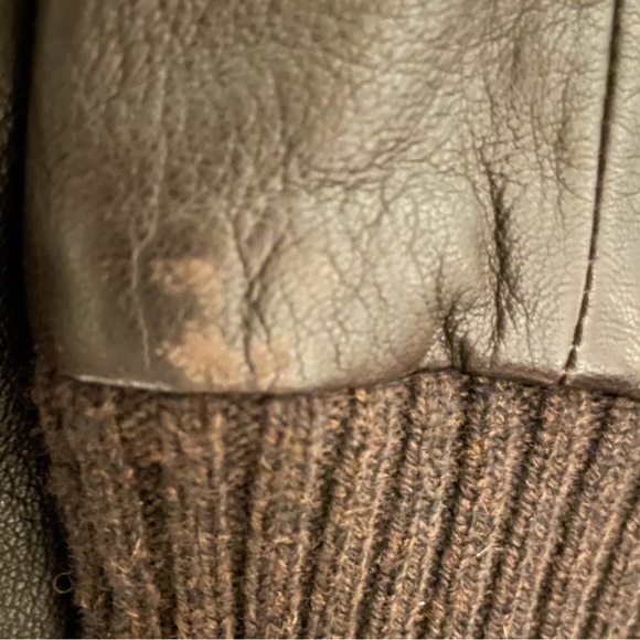 DKNY Italian Leather Biker Jacket - Picture 12 of 14